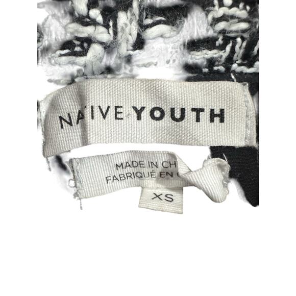 Native Youth Melia Women’s XS Cropped Blazer Jacket Quiet Luxury Office Holiday - Picture 7 of 7